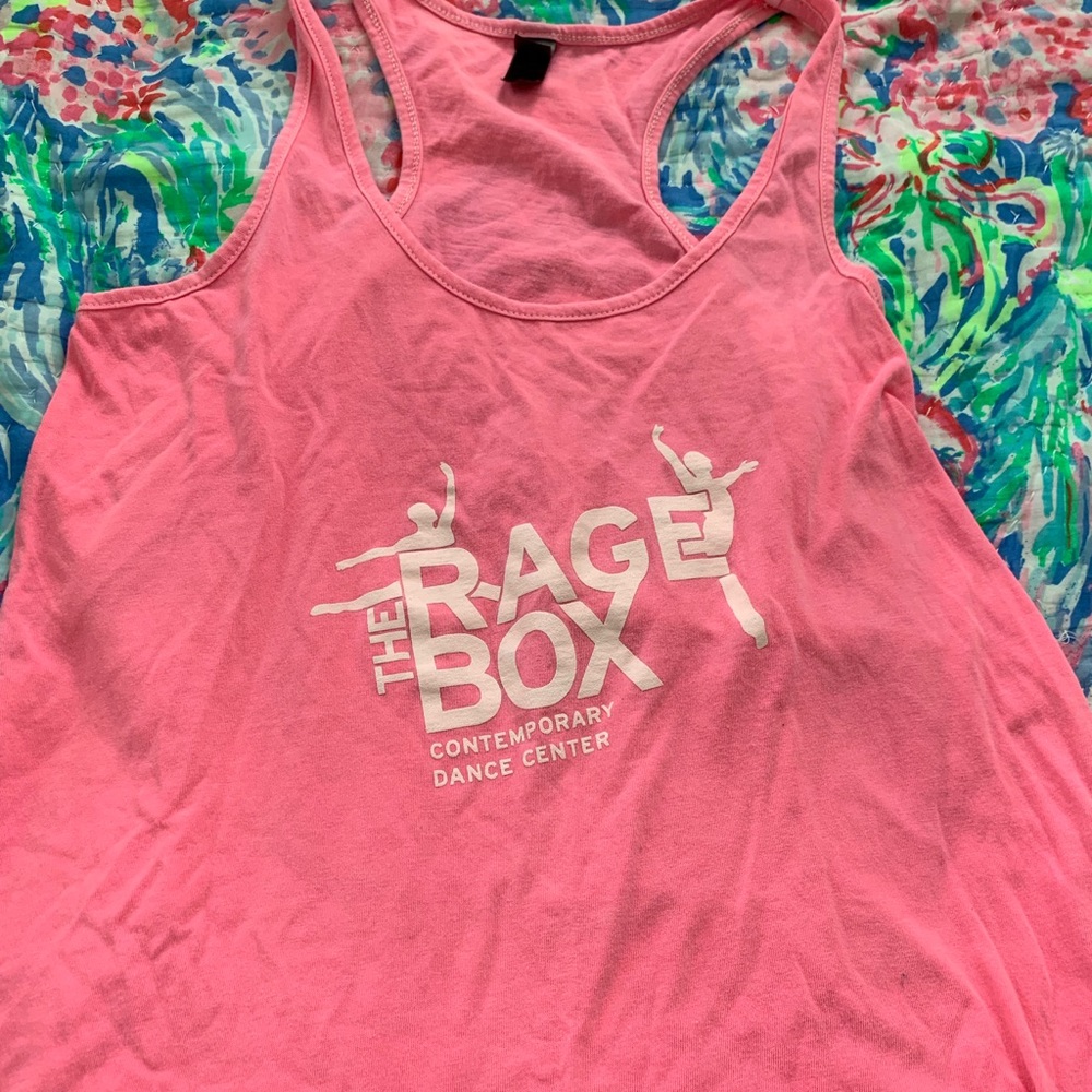 Rage Box pink tank top